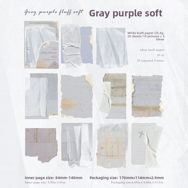 F Gris-Violet Douceur blanc