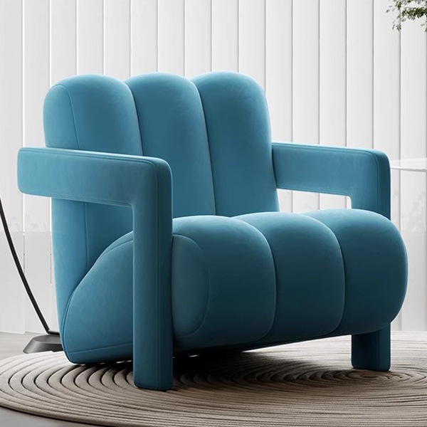 Bleu Lac - Velours Hollandais