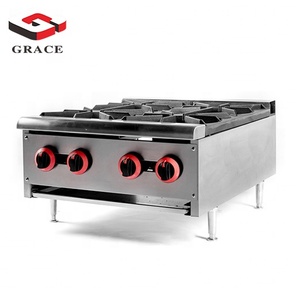 GRACE Restaurant Cuisinière Industrielle à <span class=keywords><strong>Gaz</strong></span> Cuisson Table Top 4 Brûleurs Cuisinière à <span class=keywords><strong>Gaz</strong></span> - Product Image 2