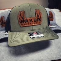 Casquette ajustée unisexe vierge Richardson 112 avec logo personnalisé, casquette de camionneur en maille de haute qualité, casquette unie pour homme avec visière et fermeture snapback