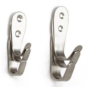Gancho de acero inoxidable <span class=keywords><strong>en</strong></span> forma de L gancho individual Hotel hogar <span class=keywords><strong>armario</strong></span> decoración soporte <span class=keywords><strong>armario</strong></span> accesorio gancho - Product Image 4