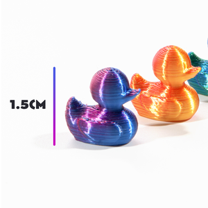 3D-Gedruckter Niedlicher Kleiner Gelber Enten-Puppenkleiderbügel Kreative Landschaftsdekoration Handgefertigtes Zubehör aus Langlebigem Glas - Product Image 2