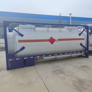 Contenedor Cisterna ISO de 20 y 40 Pies para Mercancías Peligrosas, Directo de Fábrica, Tanque Químico de Acero Inoxidable para Transporte de Líquidos Químicos - Product Image 6