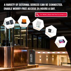 Barrière de parking automatique intelligente HCW pour extérieur, barrière de parking <span class=keywords><strong>électronique</strong></span> à vitesse réglable, barrière en acier avec moteur 24V DC - Product Image 4