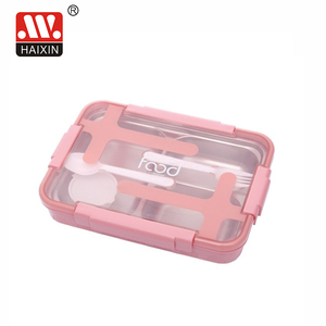 Bằng Chứng Rò Rỉ Không Gỉ Mang Đi Nĩa Và Muỗng 3 Trong 1 Ngăn Đựng Thực Phẩm Lò Vi Sóng An Toàn Bento Hộp Cơm Trưa - Product Image 3