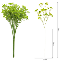 YL Grosir Bunga Buatan Sutra Gypsophila Langit Berbintang Buket Bunga Tunggal 62CM Berbagai Warna Pengiriman Cepat untuk Fotografi Pernikahan