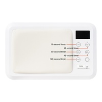 Lampe de séchage UV/LED pour nail art, four à séchage rapide haute puissance, chambre spacieuse, lampe avec repose-main en ABS et coffret cadeau