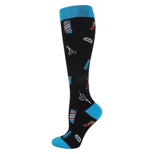 Chaussettes de compression d'été en <span class=keywords><strong>nylon</strong></span>, taille plus, 15-20 mmHg, sans pied, pour athlètes, enfants, hommes/femmes - Vente en gros, conception personnalisée - Product Image 4