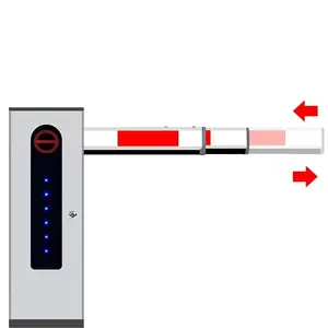 Sistema de puerta de barrera de pluma de diseño Popular Simple Puerta de barrera de brazo de caída de alta velocidad para gestión de estacionamiento de automóviles