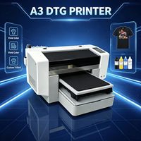 2 cabezales automáticos nuevos para impresora DTG de inyección de tinta, máquina de impresión textil de alta velocidad de una sola estación para telas, 40x50cm, con motor