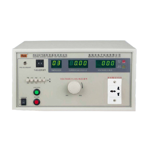 การทดสอบการรั่วไหลของ Meiruike Rk2675b สำหรับกำลังไฟ 1000w ที่แรงดันไฟฟ้า 0-250v และกระแสไฟ 0-20ma พร้อมสัญญาณเตือนแบบเสียงและภาพ - Product Image 1