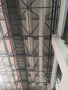 100% 폴리에스터 방염성 유연한 에어삭스 원단 HVAC 시스템 현대 산업 디자인 학교 호텔 사무실 건물용 - Product Image 5