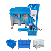 Poubelle verticale pour ascenseur de poubelle mobile 120L 240L avec moteur Machine de traitement biochimique des déchets