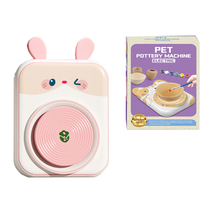 Kit de poterie et de peinture personnalisé avec logo pour débutants, ensemble de fabrication de céramique exquis, cadeaux éducatifs d'<span class=keywords><strong>anniversaire</strong></span> pour enfants - Product Image 3