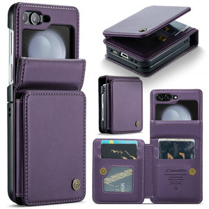 Étui de téléphone portable CaseMe pour <span class=keywords><strong>Samsung</strong></span> <span class=keywords><strong>Galaxy</strong></span> Z <span class=keywords><strong>Flip</strong></span> 5 Étui de protection RFID en cuir pour téléphone portable et poignet pour <span class=keywords><strong>Samsung</strong></span> Z <span class=keywords><strong>Flip</strong></span> 5 - Product Image 1