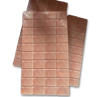 Jeu de Mahjong Américain avec Tuiles Acryliques Nacrées, Tapis de Luxe, Design Art Déco Dragon Noir Rose Orange, Portable pour le Divertissement