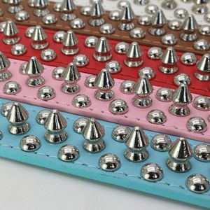 Meistverkauftes, Langlebiges, Einfaches, Solides PU-Halsband mit Nieten und Spikes für Kleine, Mittlere und Große Hunde & Katzen - Product Image 2