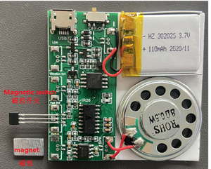 Module <span class=keywords><strong>de</strong></span> son <span class=keywords><strong>de</strong></span> <span class=keywords><strong>musique</strong></span> <span class=keywords><strong>MP3</strong></span> téléchargeable par USB Haut-parleurs activés par commande magnétron pour cartes <span class=keywords><strong>de</strong></span> voeux Artisanat Noël - Product Image 3