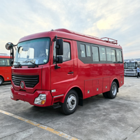 Bus de tourisme tout-terrain 4x4 diesel 170 CV Dongfeng 17 places pour le tourisme d'aventure et les expéditions en parcs nationaux