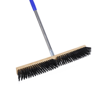Brosse de nettoyage robuste pour sols en bois, nylon et béton, pour terrasses extérieures