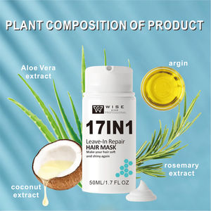 Vente chaude masque capillaire moléculaire sans rinçage 50ml <span class=keywords><strong>meilleur</strong></span> masque capillaire <span class=keywords><strong>hydratant</strong></span> à l'extrait de plante lisse et doux en stock pour <span class=keywords><strong>cheveux</strong></span> secs et abîmés - Product Image 2