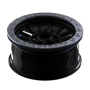 Roue forgée tout-terrain Beadlock 18*8 6*139.7 CB100.1 Face usinée noir mat pour réservoir <span class=keywords><strong>500</strong></span> 400 300 <span class=keywords><strong>Ford</strong></span> <span class=keywords><strong>Raptor</strong></span> F-150 Jeep Wrangler - Product Image 5