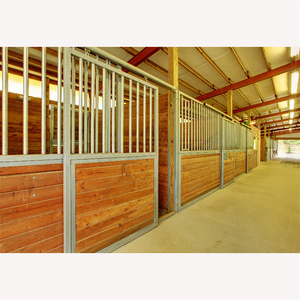金属竹现代马马厩面板骑术竞技场钢马马厩谷仓