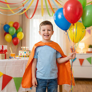 Capa Personalizable para Niños, Estilo Europeo <span class=keywords><strong>Americano</strong></span>, Capa de Superhéroe Infantil, Accesorio de Disfraz Personalizado - Product Image 4