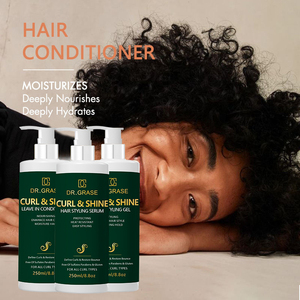 Ensemble Shampooing et Après-Shampooing pour <span class=keywords><strong>Cheveux</strong></span> Bouclés, Sans Sulfate, Réparateur, Hydratant, <span class=keywords><strong>Anti</strong></span>-Frisottis, OEM/ODM - Product Image 5