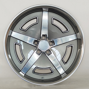 Jantes en alliage d'aluminium polies personnalisées R20, construction forgée en deux parties, PCD 5x120.65 ET -<span class=keywords><strong>25</strong></span> pour Chevrolet Bel Air Silverado - Product Image 4