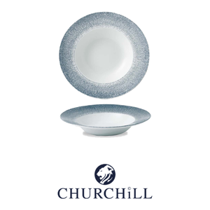ชามพาสต้าสีน้ำเงินราคุ 28 ซม. ภายใน 17.5 ซม. ลายพิมพ์จาก Churchill Studio - Product Image 4