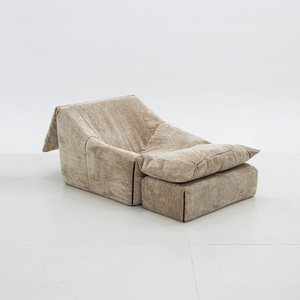 Sofás Modulares Nórdicos para Vestíbulos de Hotel, Salas de Estar, Salas de Exhibición, Sofá Reclinable de Terciopelo con Pedales, Sofás Modernos Minimalistas para Apartamentos - Product Image 4