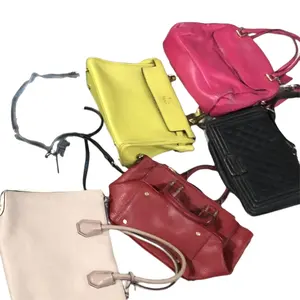 Supplier factory branded handbags used bales luxury designed women sling bags thrift for indonesia