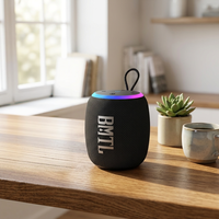 XDOBO BMTL Enceinte Extérieure Mini Arc-en-ciel 1800mAh Batterie Rechargeable Chargement Type-C Sans Fil pour 5.3 IPX7 Étanche Maison