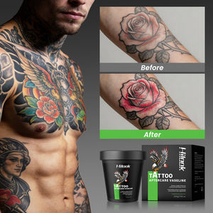 Bálsamo Orgánico para el Cuidado Posterior del Tatuaje de Marca Privada, Humectante de 200g para Reparación y Protección de la Piel del Cuerpo - Product Image 2