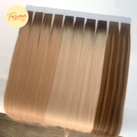 Extensions Capillaires Adhésives Invisibles et Sans Coutures, Cheveux Naturels Bruts d'Origine Européenne avec Cuticule Intacte, Haute Qualité, Injection Douce