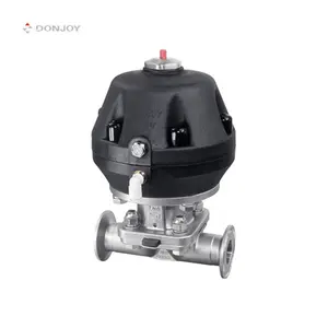 Top selling Air Operated Sanitary Diaphragm Valves Pneumatic Stainless Steel Manufacture