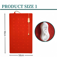 Plaque chauffante électrique pour porcelet mouton coussins chauffants en plastique-acier pour porc tapis de sol rouge coussin chauffant pour animaux