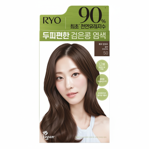 Discount Ryo 120g Scalp-Friendly Black <b>Bean</b> Dye 5.0 Ash Brown 1 Sachet Each - Product Image 1