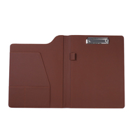Carpeta organizadora de archivos de cuero a4, estuche rígido con carpeta, presentación personalizada