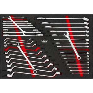 VIGOR - V6643N Jeu de clés dans un insert en mousse souple à 2 composants (36 pièces) -EAN 4047728084796 AUTRES ENSEMBLES D'OUTILS - Product Image 1