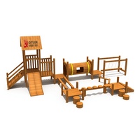 Ensemble de balançoires en bois et plastique au design simple, combinaison cabane d'escalade, en acier inoxydable, grande sécurité, capacité 5000 kg
