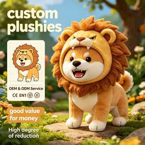Peluche Lion Shiba Personnalisée en Gros, Animal en Peluche Doux <span class=keywords><strong>pour</strong></span> Décoration Thème <span class=keywords><strong>Zoo</strong></span> et Approvisionnement en Gros - Product Image 1