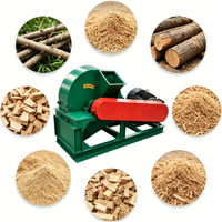 Broyeur de sciure de bois à faible coût et haute capacité 2T/H, déchiqueteuse de bois, machine à sciure, moteur 380V pour la production de granulés