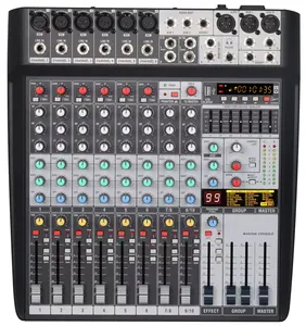 10 channel min audio mixer studiomaster USB audio recording mixing blue tooth