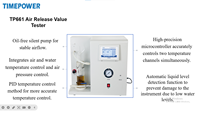 Testeur de valeur de dégagement d'air Testeur de qualité d'huile Résolution 0.1 ℃ Contrôle de la température du bain d'eau ≤ ± 1 ℃ Instruments de mesure et d'analyse