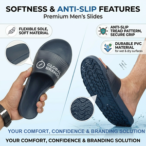Slider personalizzato stampato ragazzo Slider sandalo Unisex donna scarpe personalizzate con Logo Branding <span class=keywords><strong>pantofole</strong></span> uomo semplice scorrimento bianco - Product Image 2