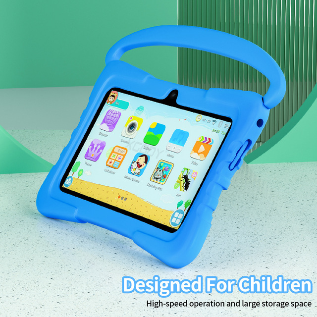 Early Learning Children's 7 Inch Kids Tablet MTK 16GB Android 8.1 Wi-Fi Kids Educational Tablets