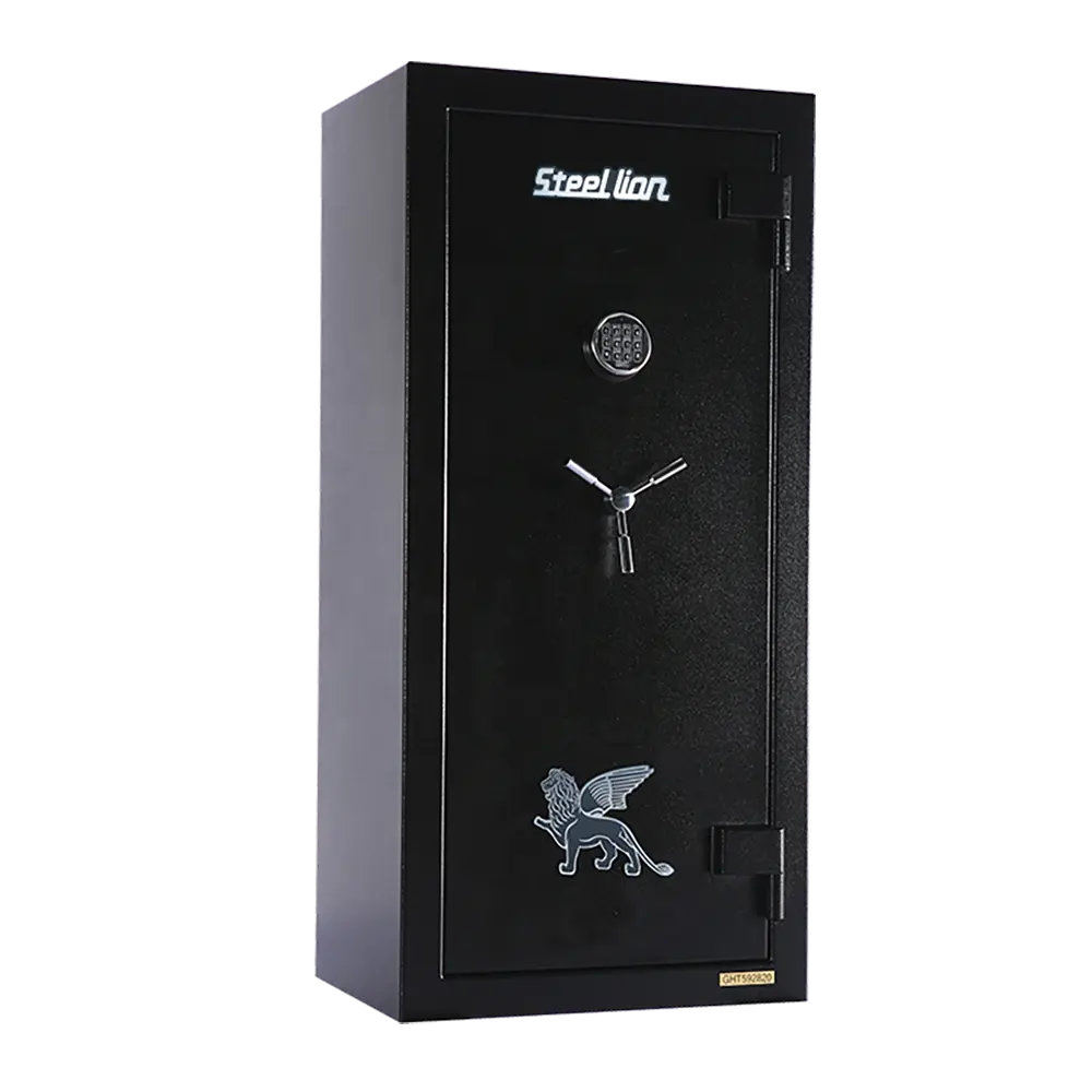 Promotion Security UL Digital Gun Safe Box OEM Steel Key Heavy duty gun safe from China