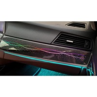 ZYCELA 12V 3-5W Éclairage d'ambiance LED pour voiture Série 5 F10 F11 F18 2011-2017 Style ruban ciel étoilé Kit d'éclairage d'ambiance 64 couleurs